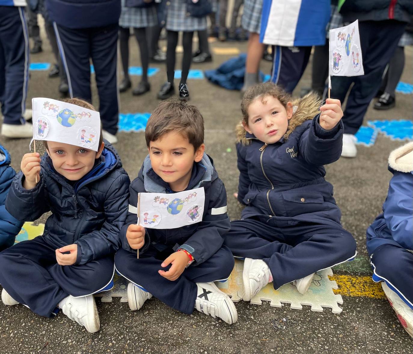 Así celebraron los colegios de Gijón el Día de la Paz