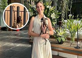 Nirvana Hank, la influencer de 22 años que mostró su gran mansión con una jirafa en su jardín.