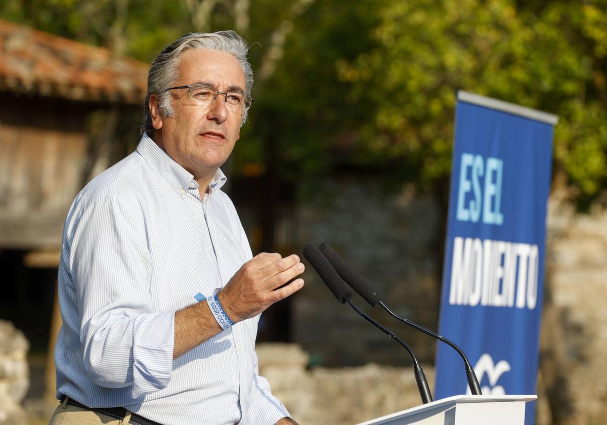 Pablo González, en el Museo del Pueblo de Asturias.