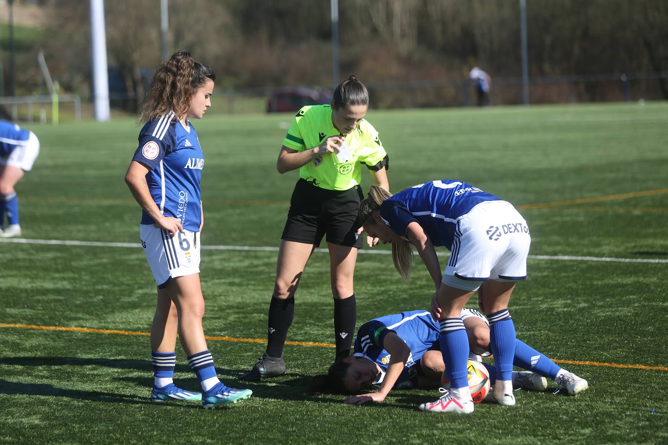 El derbi femenino Real Oviedo - Sporting de Gijón, en imágenes