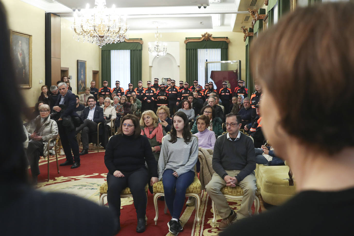 Gijón rinde un sentido homenaje a Inés Sánchez, la voluntaria de Protección Civil fallecida en un accidente