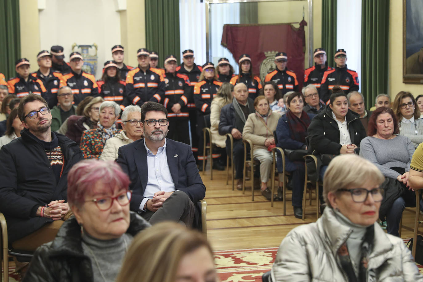 Gijón rinde un sentido homenaje a Inés Sánchez, la voluntaria de Protección Civil fallecida en un accidente