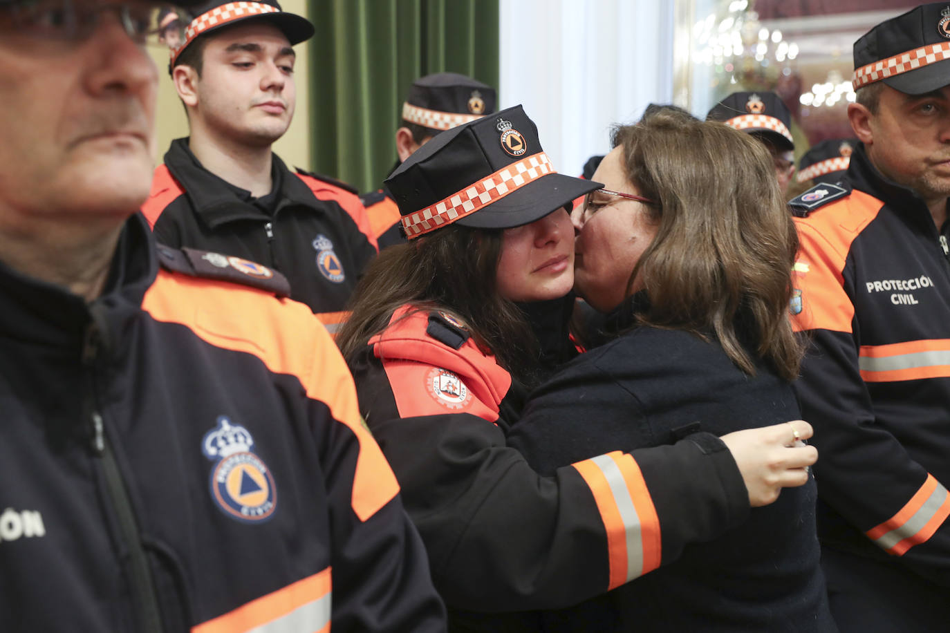 Gijón rinde un sentido homenaje a Inés Sánchez, la voluntaria de Protección Civil fallecida en un accidente