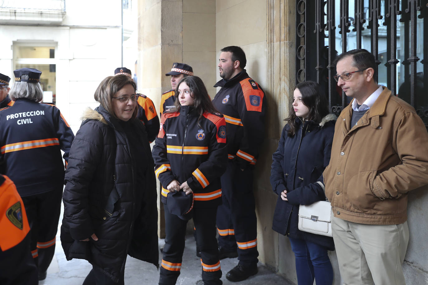 Gijón rinde un sentido homenaje a Inés Sánchez, la voluntaria de Protección Civil fallecida en un accidente