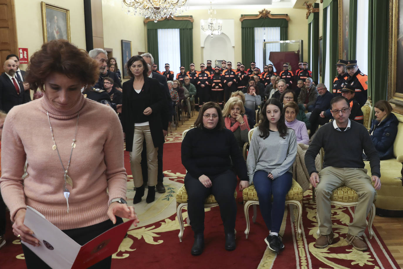 Gijón rinde un sentido homenaje a Inés Sánchez, la voluntaria de Protección Civil fallecida en un accidente