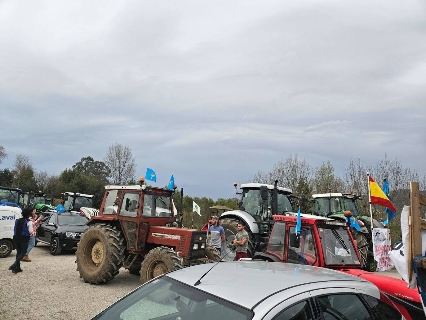 Tractorada en Asturias: las imágenes que deja la protesta del campo asturiano