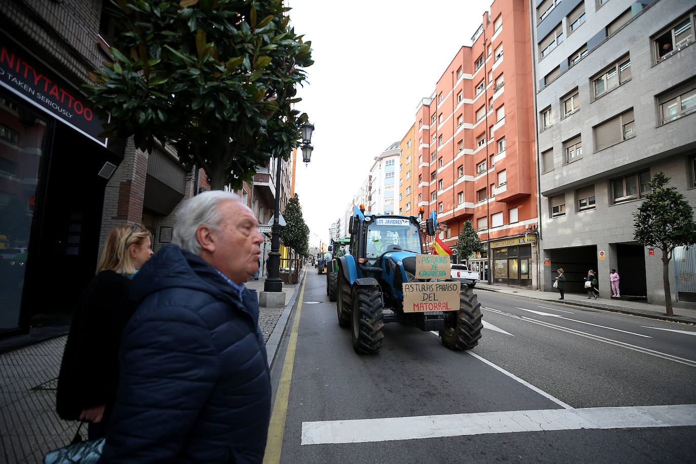 Tractorada en Asturias: las imágenes que deja la protesta del campo asturiano