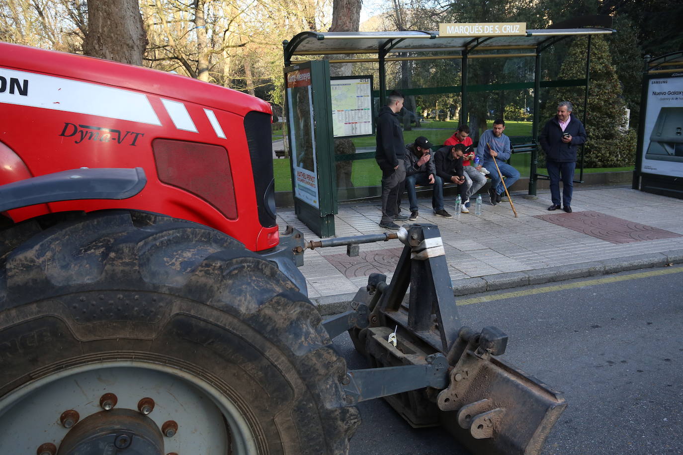 Así ha sido la tractorada en Oviedo de este viernes