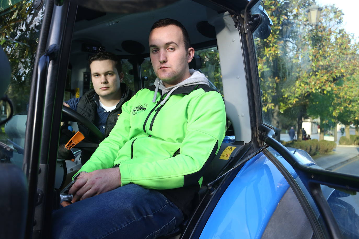 Así ha sido la tractorada en Oviedo de este viernes