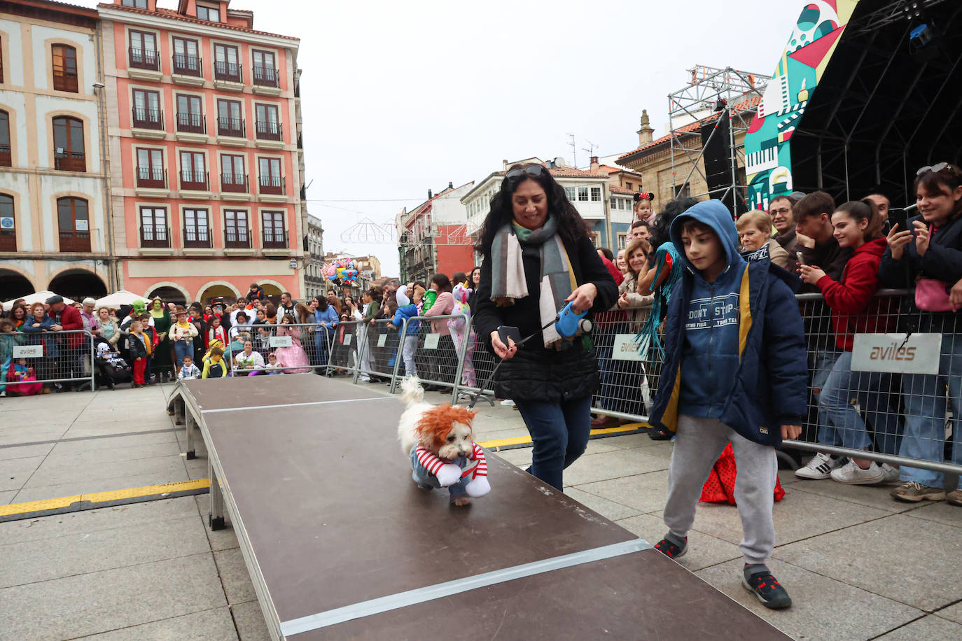 Las mascotas se disfrazan en Avilés