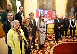 Presentación de los 10K del Grupo, en el salón de recepciones del Ayuntamiento.