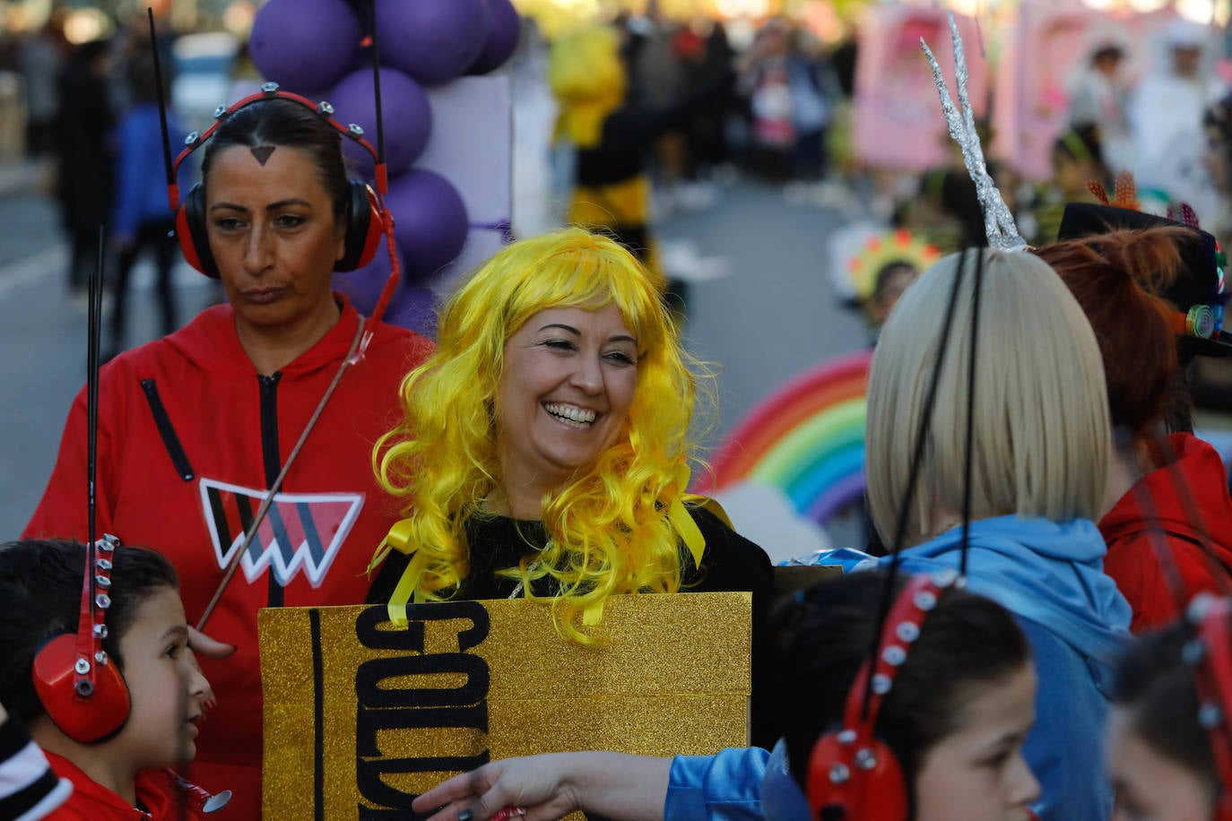 Diversión por las calles de Siero: así fue el gran desfile de carnaval