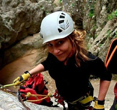 Crisitna Rudilla se subirá a la palestra de las terceras Jornadas de Montaña, viajes y aventura de Avilés el próximo lunes 19 de febrero para hablar de barranquismo