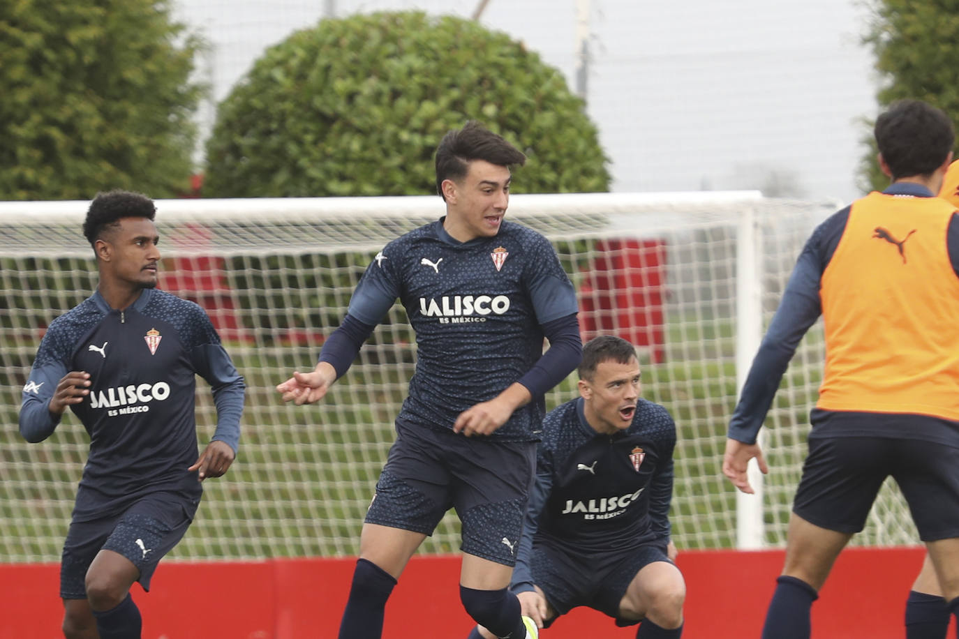 Entrenamiento del Sporting (15/02/2024)