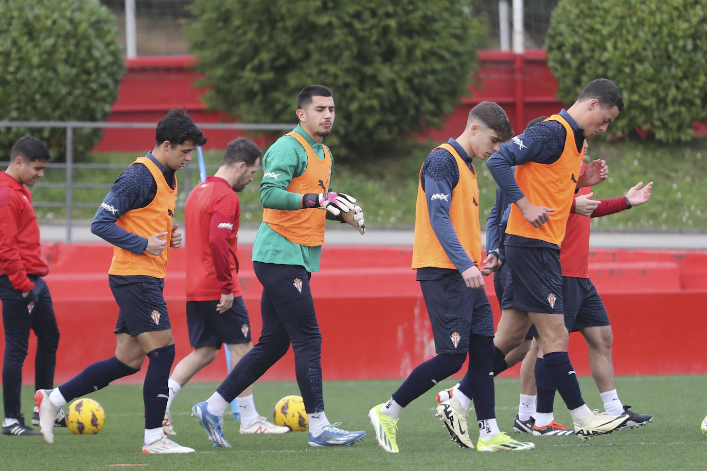 Entrenamiento del Sporting (15/02/2024)