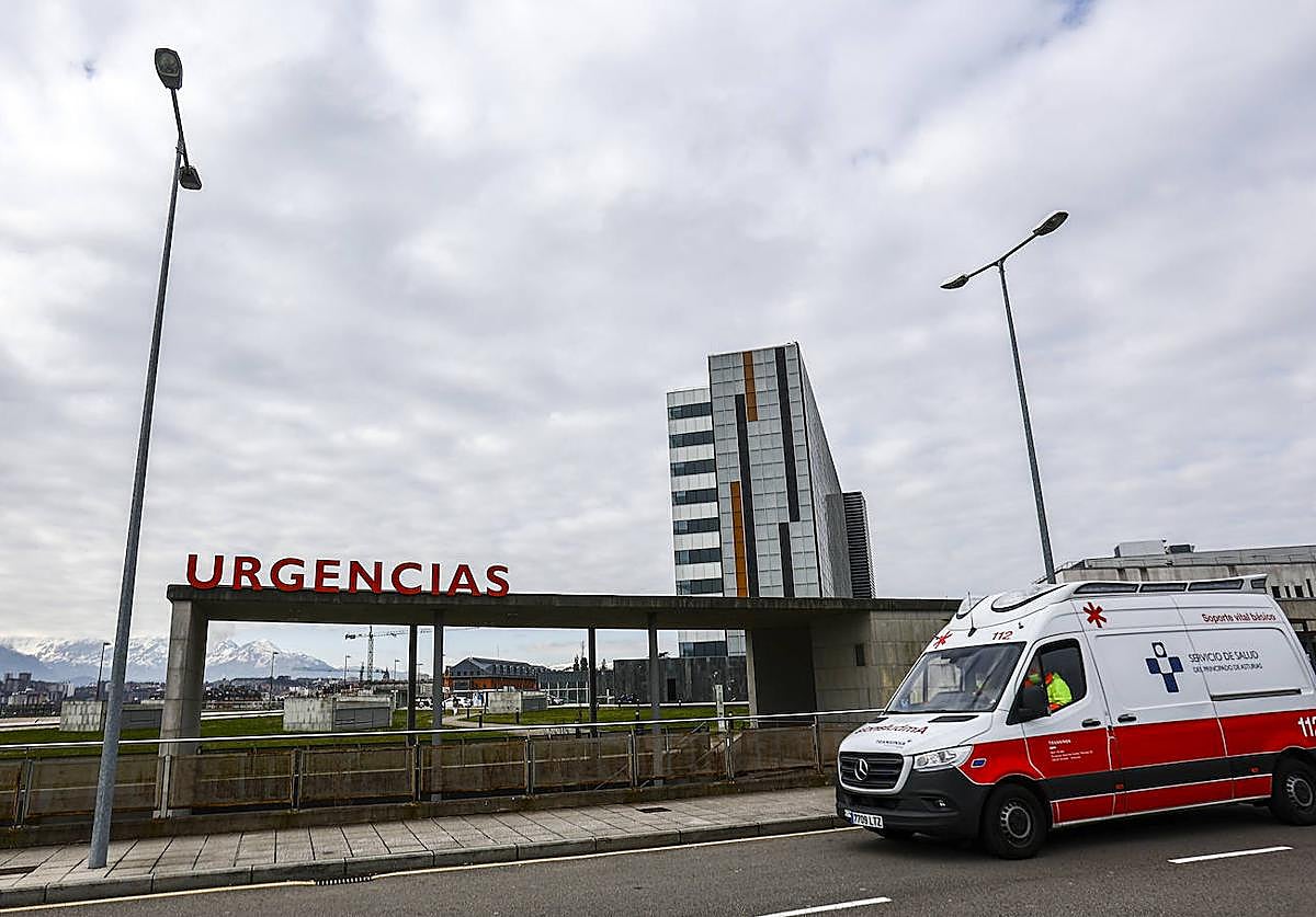 Herido grave tras caer por un terraplén de cinco metros de altura en Aller