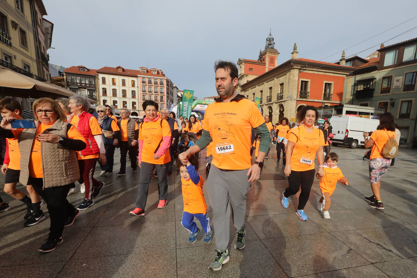 Las imágenes de la carrera Galbán en Avilés