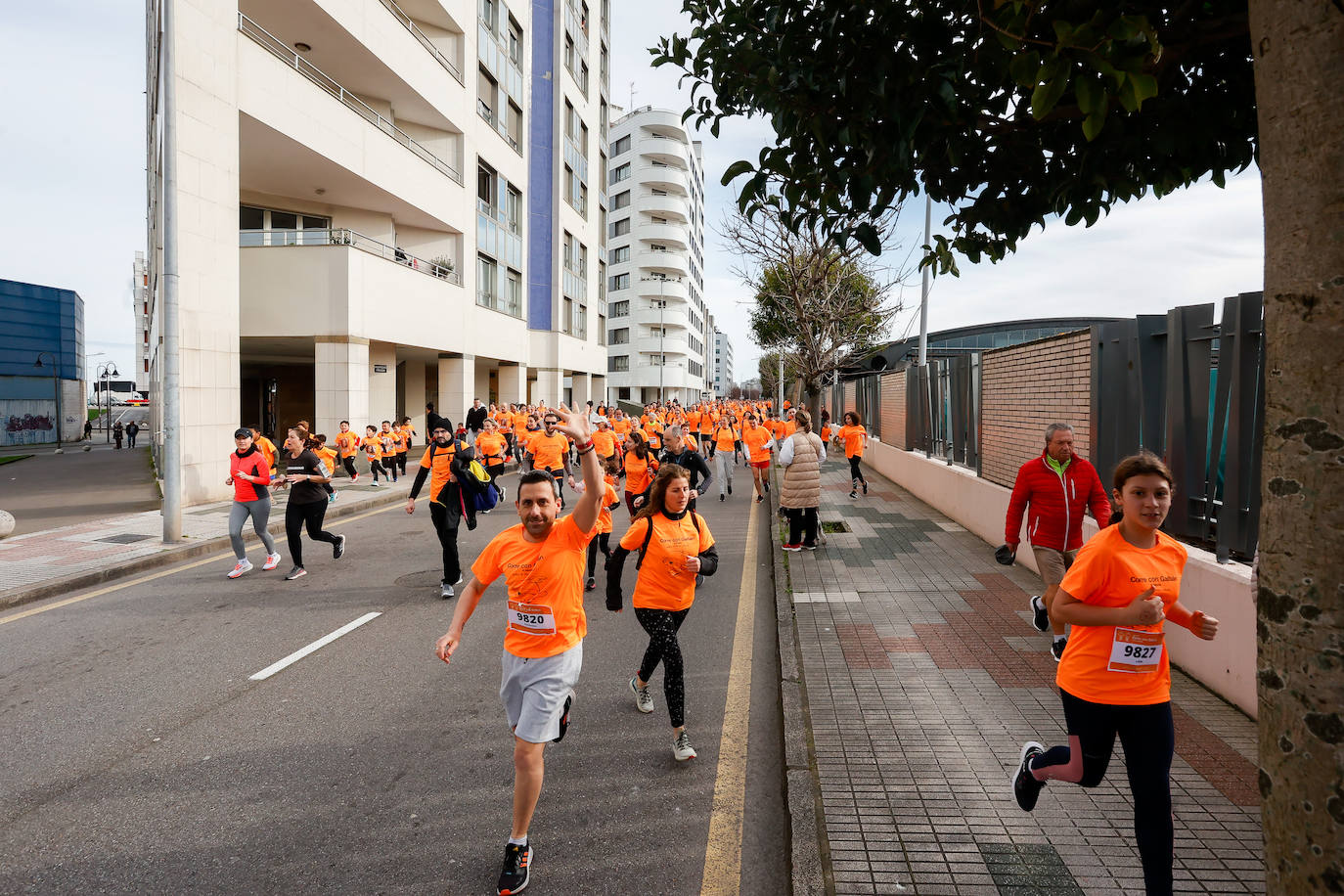 Las imágenes de la carrera Galbán en Gijón