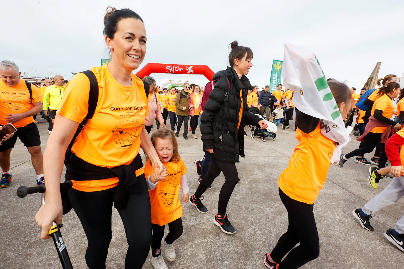 Las imágenes de la carrera Galbán en Gijón