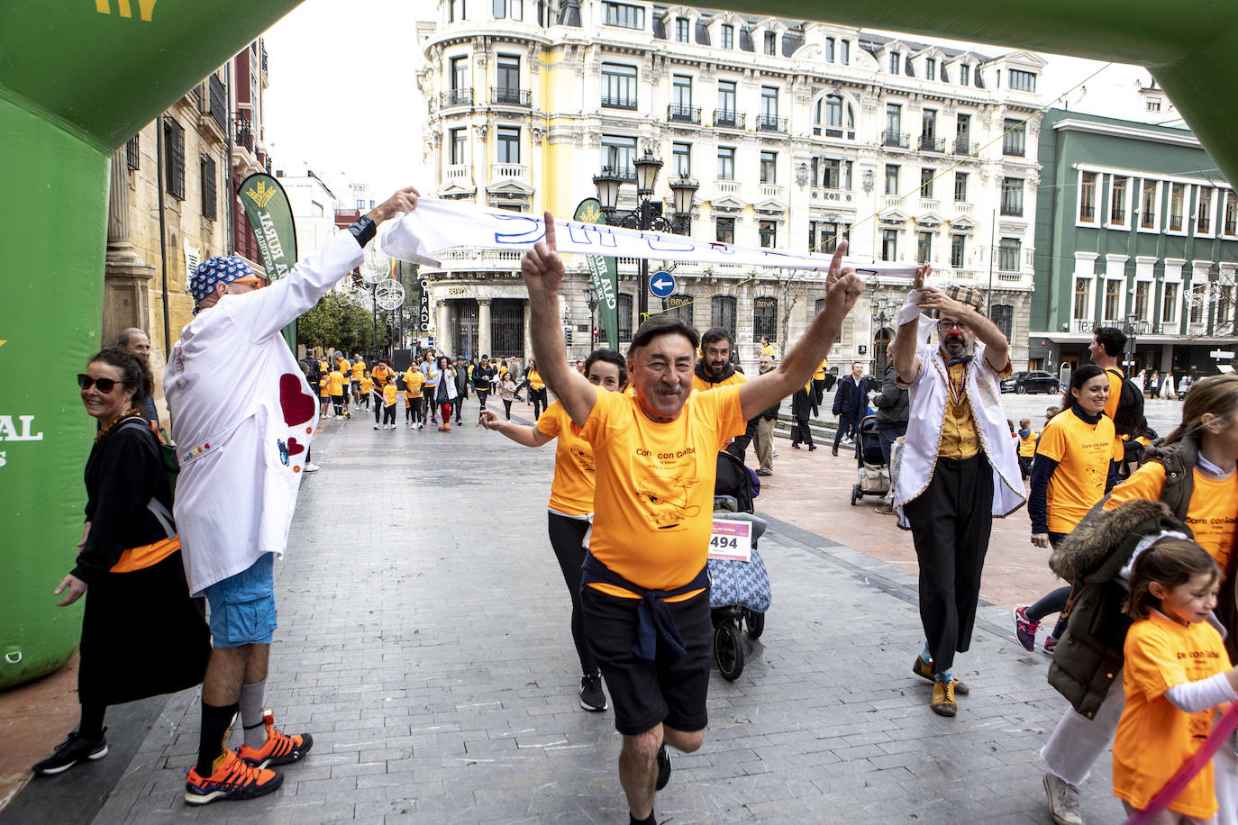 Las imágenes de la carrera Galbán en Oviedo