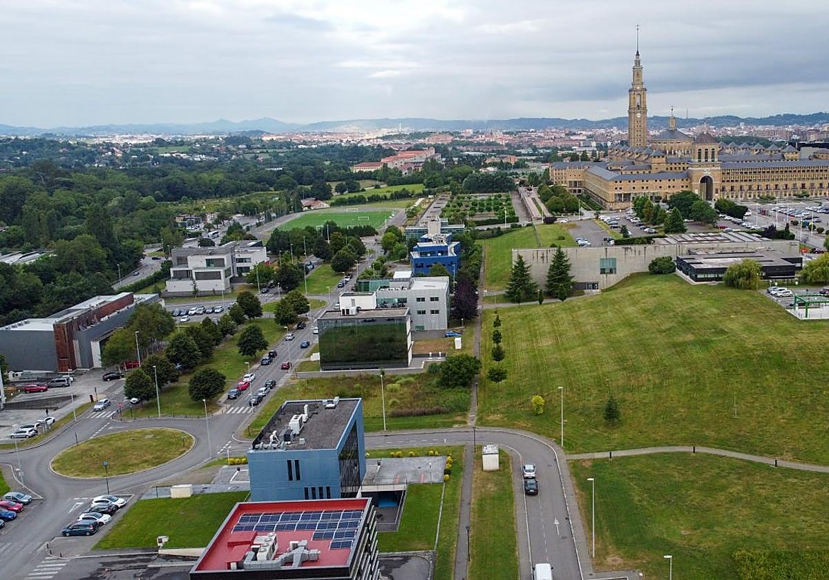 El Parque Científico y Tecnológico de Gijón, donde el clúster TIC y empresas del sector desarrollan su actividad.