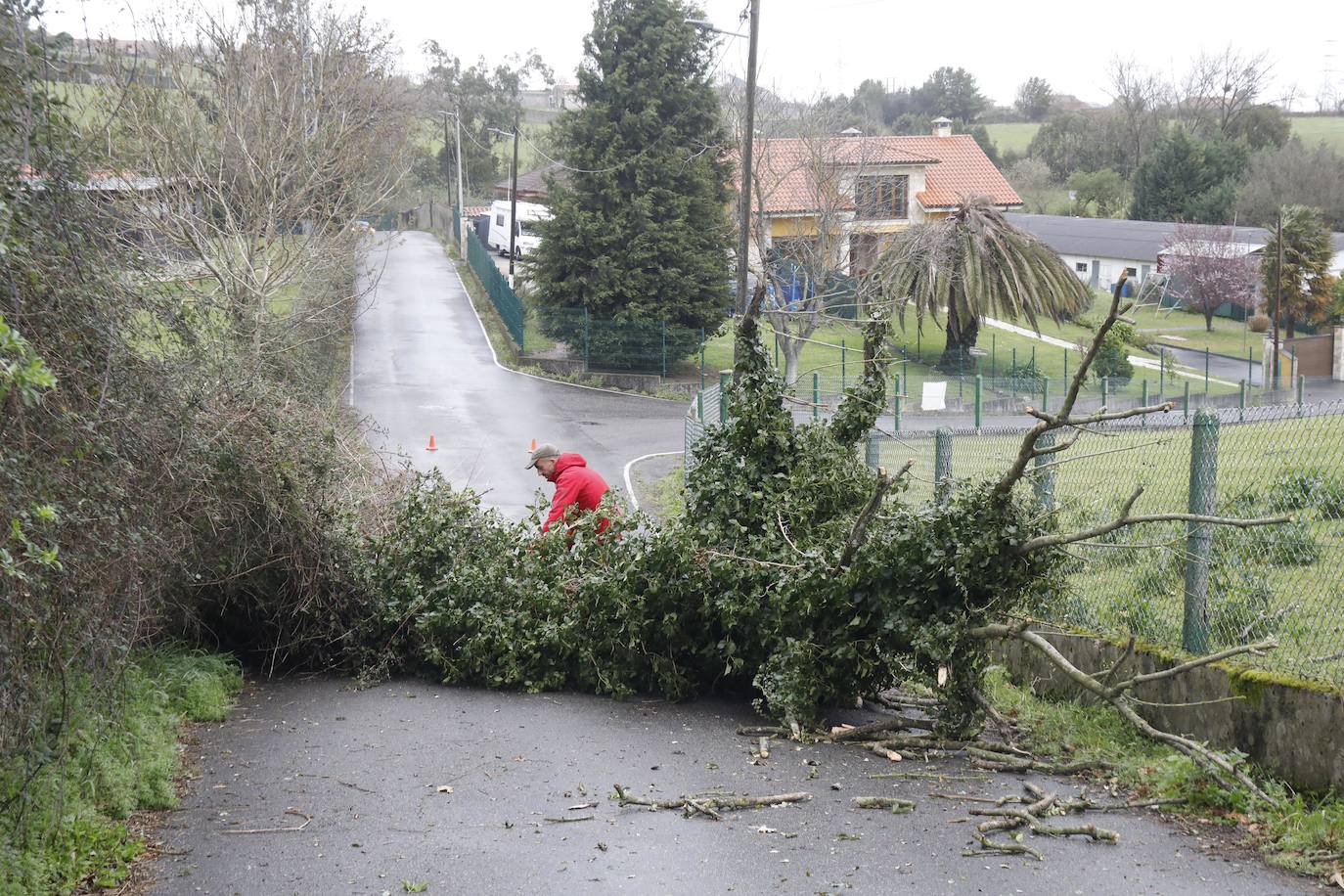 Temporal de viento y lluvia en Asturias: las imágenes de la borrasca &#039;Louis&#039;