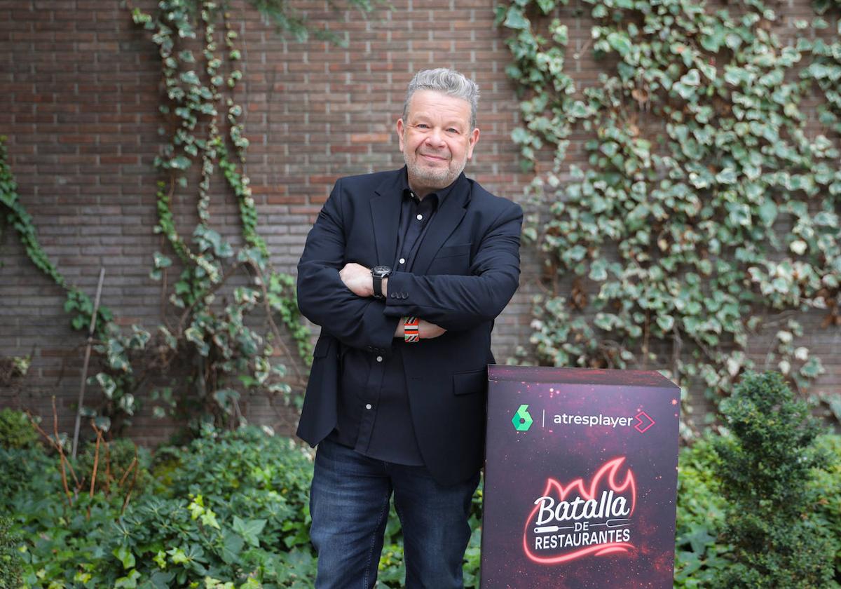 Alberto Chicote durante la presentación de su nuevo programa en La Sexta.