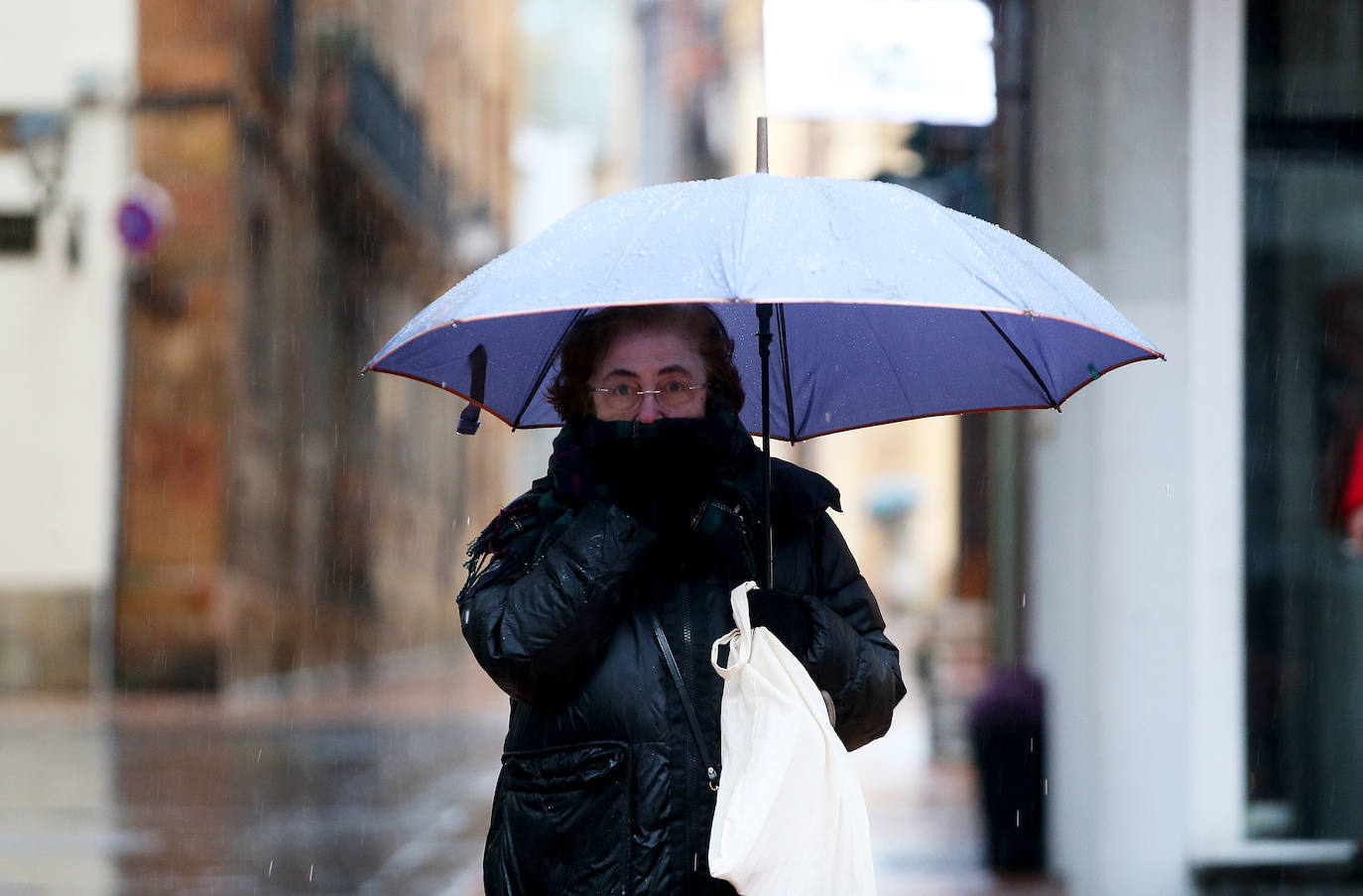 Lluvia, viento y nieve: el temporal &#039;Mónica&#039; pone a Asturias en alerta