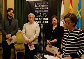 Pasión Vega y Candela Peña, en el programa cultural del 8M de Gijón