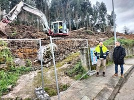 Jorge Suárez e Iván Fernández visitaron las obras.