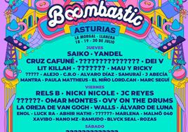 El cartel del Boombastic.