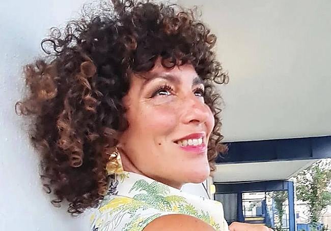 Rocío Madrid y sus característicos rizos.