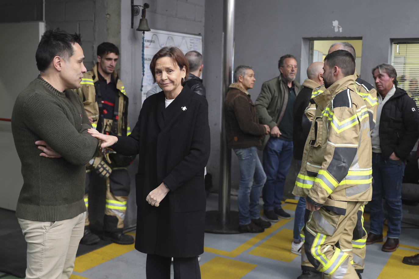 Gijón homenajea a sus bomberos