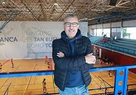 José Carlos Sarasola, ayer, en las instalaciones de la sede de Las Mestas.