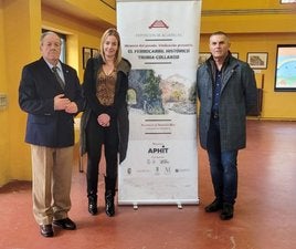 Santiago Díaz, Noelia Pereira y Maximino García.