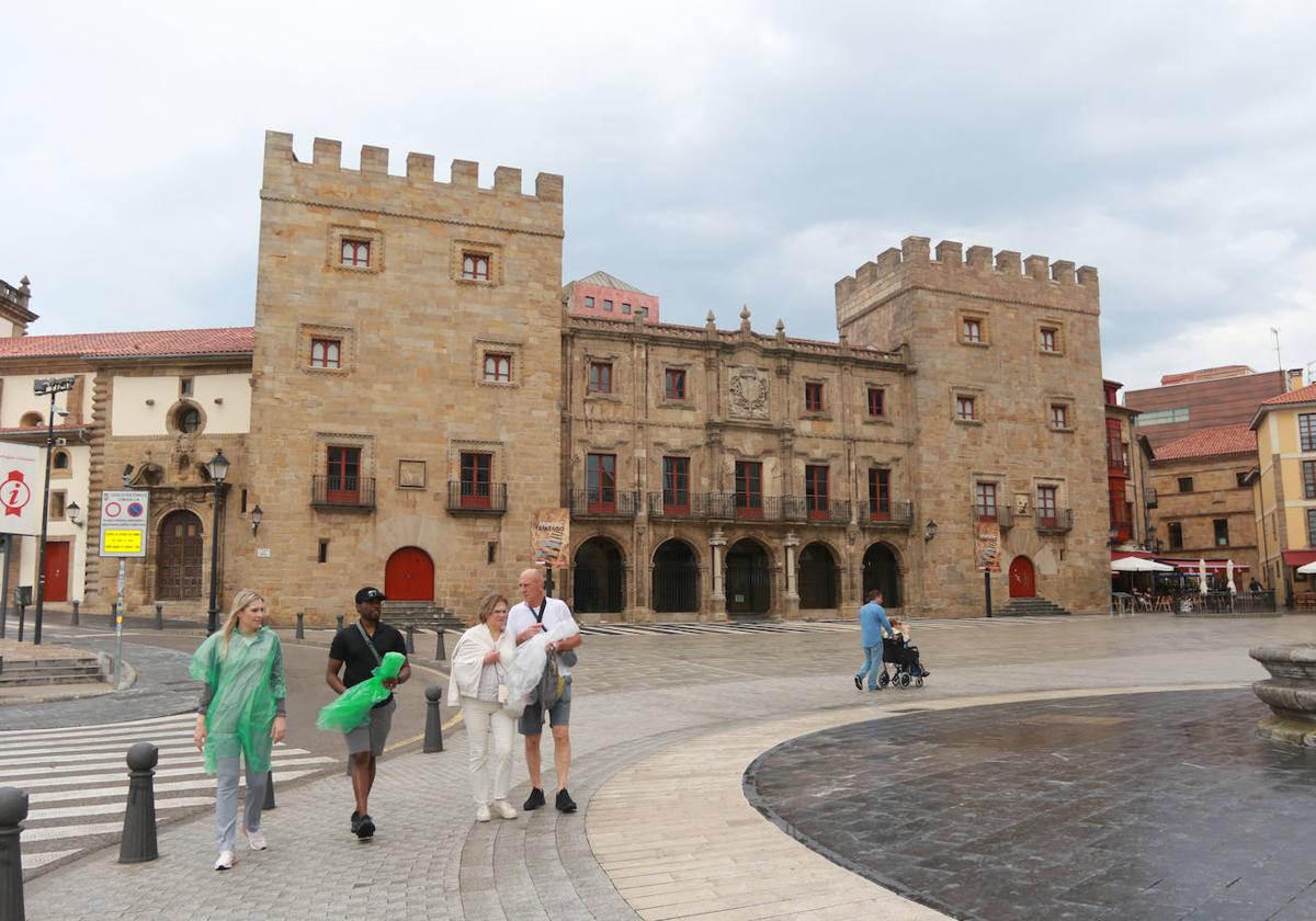 El Palacio de Revillagijedo de Gijón.