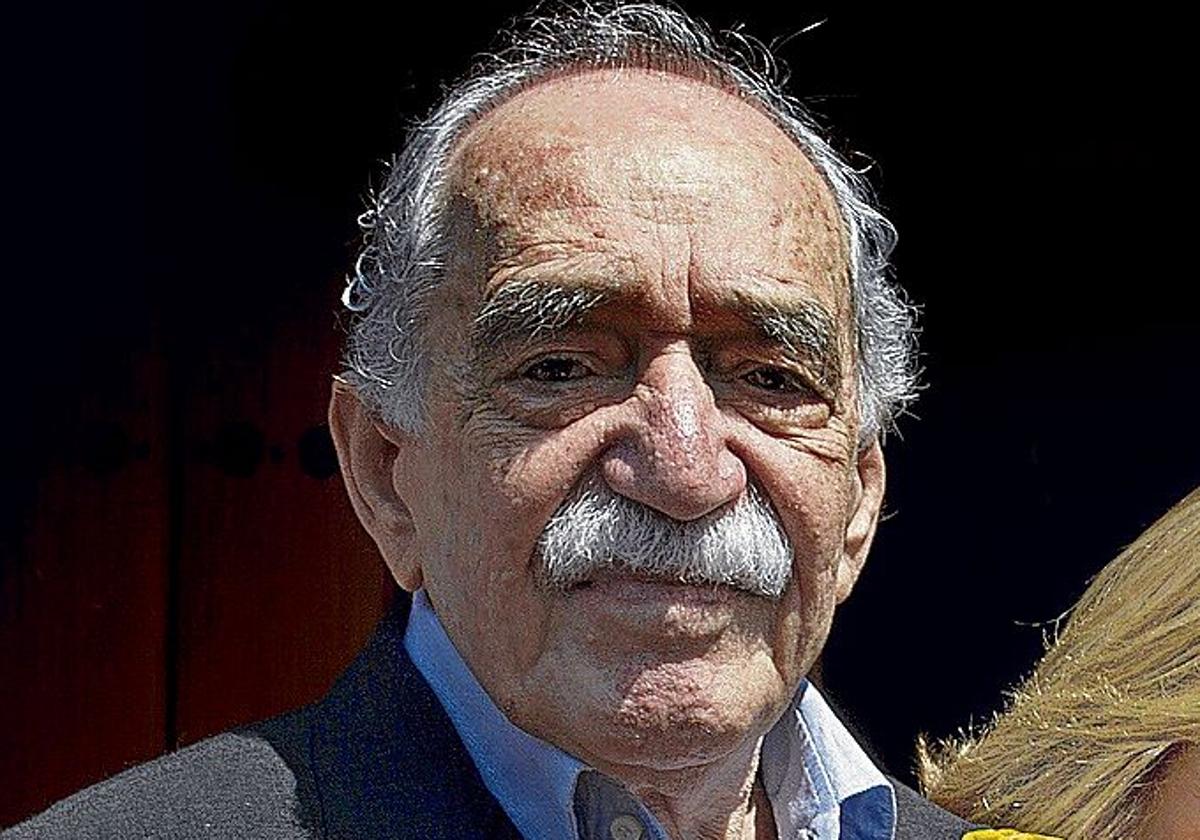 García Márquez en su 87 cumpleaños, apenas un mes antes de morir.