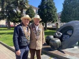 Antonio Sánchez y José Ramón Villa, en Villaviciosa.