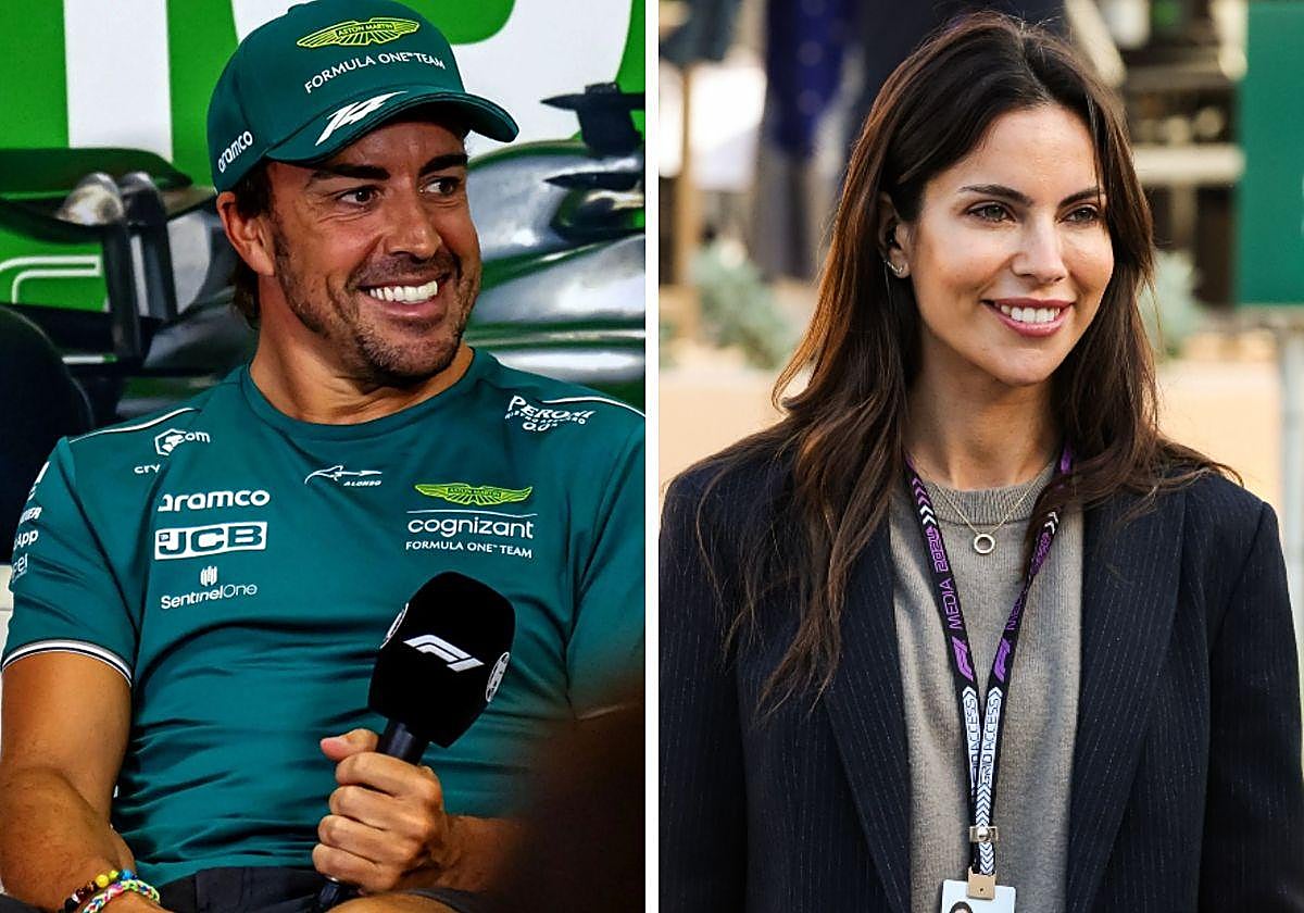 Fernando Alonso y Melissa Jiménez.
