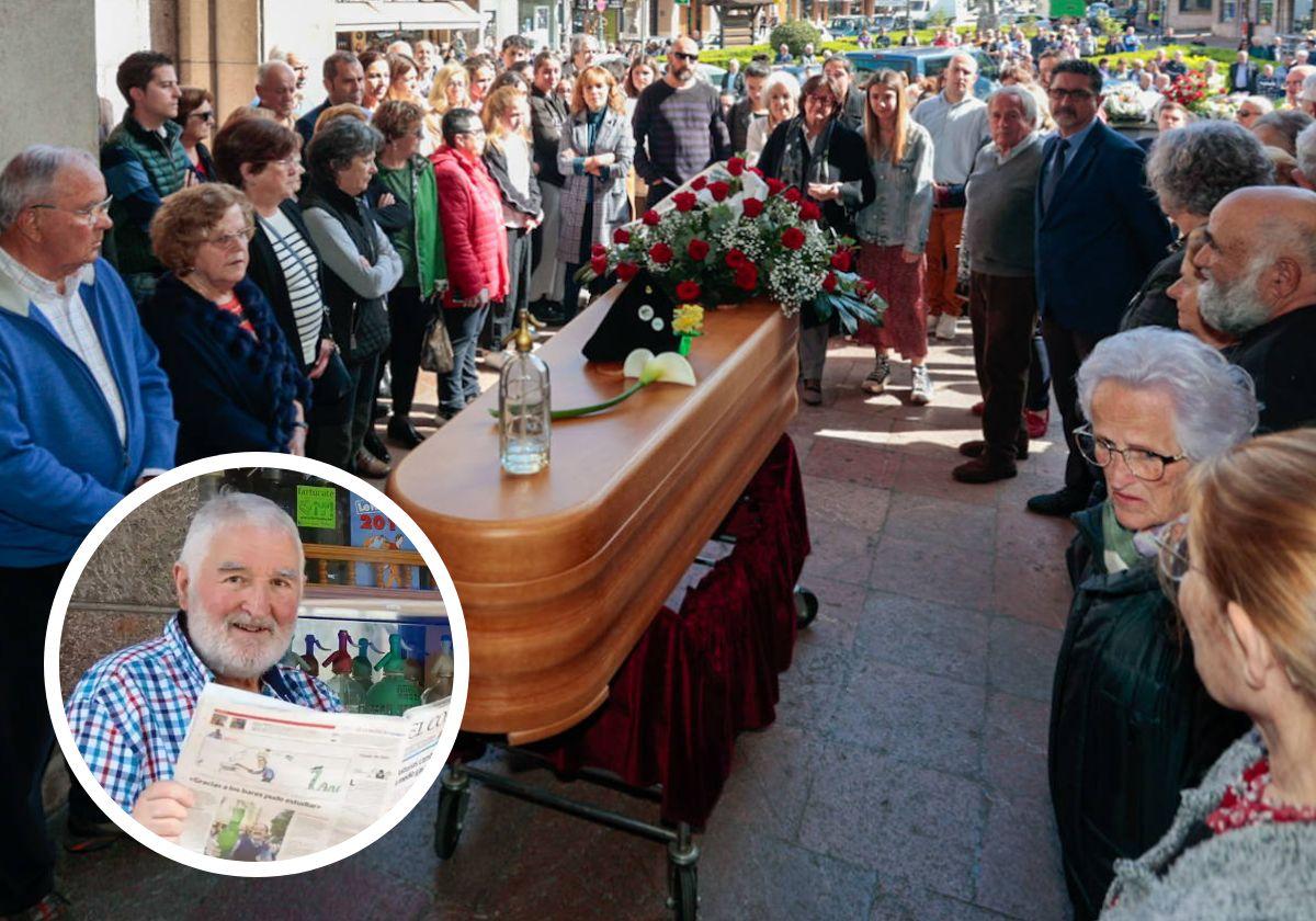 Multitudinaria despedida a 'Celsín, el de La Sifonería'.