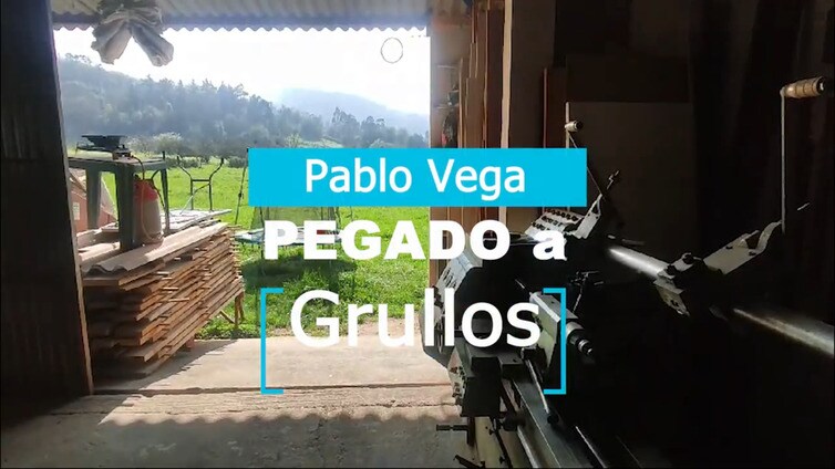 Pablo Vega, pegado a Grullos