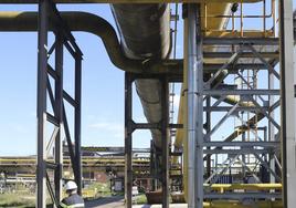 Entorno del GasLab de Arcelor en Gijón, en el que realiza ensayos con hidrógeno y captura de CO2.