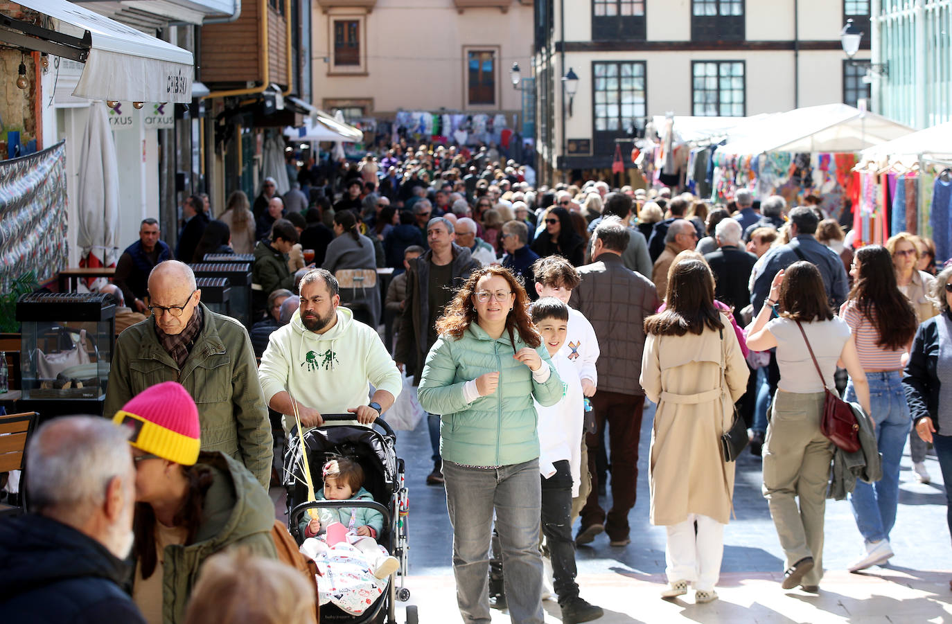 Ambientazo en Asturias el Domingo de Ramos