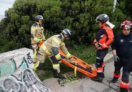 Una falsa alarma en el Cerro de Santa Catalina provoca un amplio operativo de emergencias