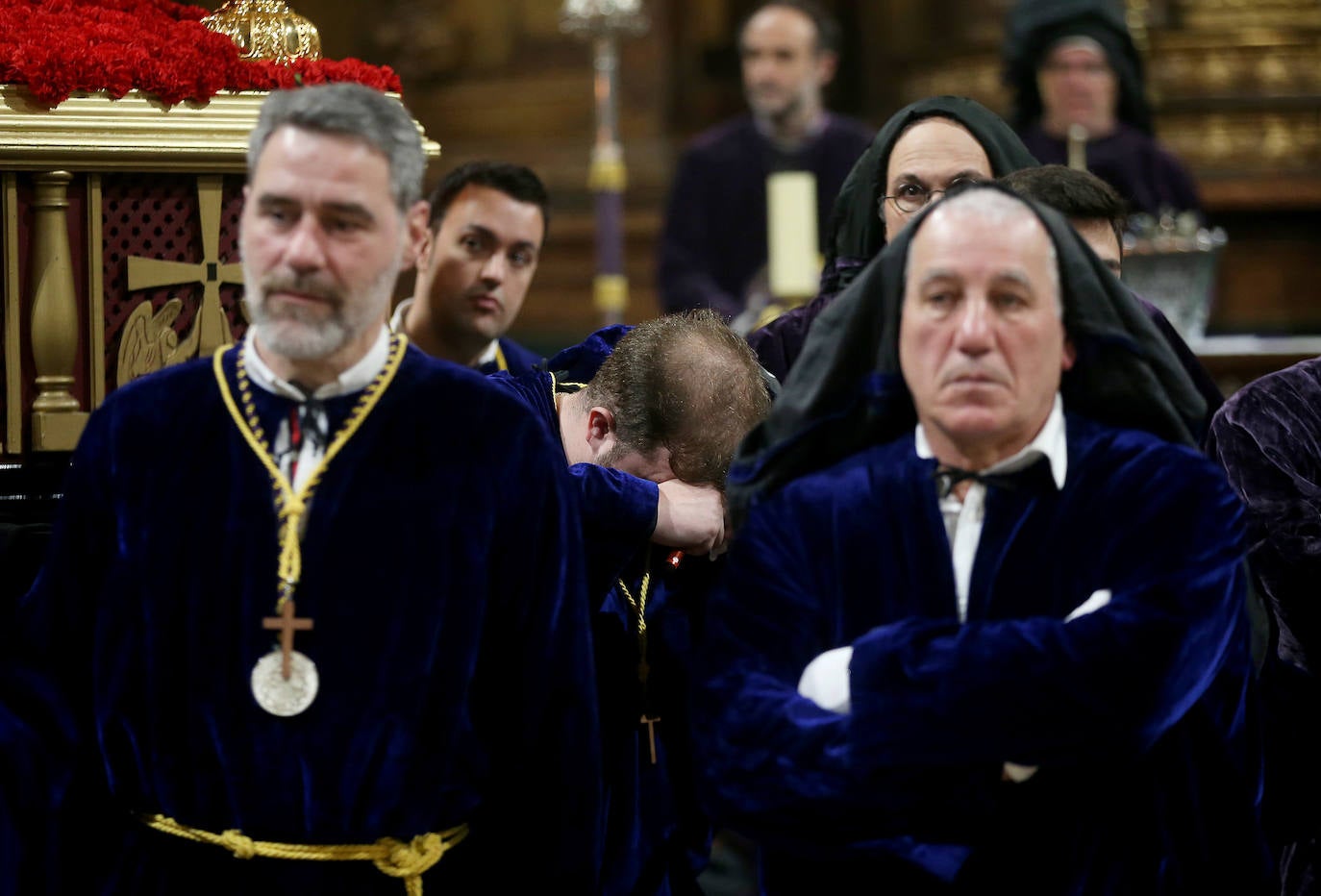La procesión de El Nazareno de Oviedo no pudo salir por la lluvia