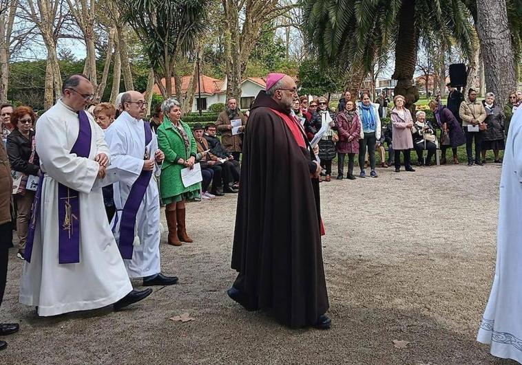 Sanz Montes, en el parque de Isabel La Católica.