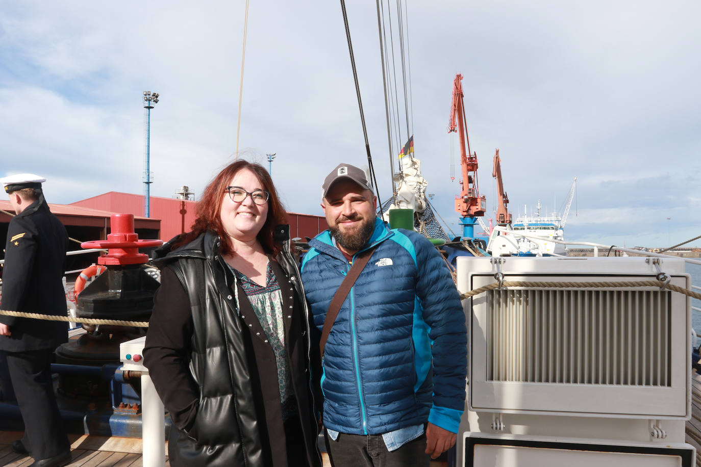 El &#039;Gorch Fock&#039; recibe a los visitantes