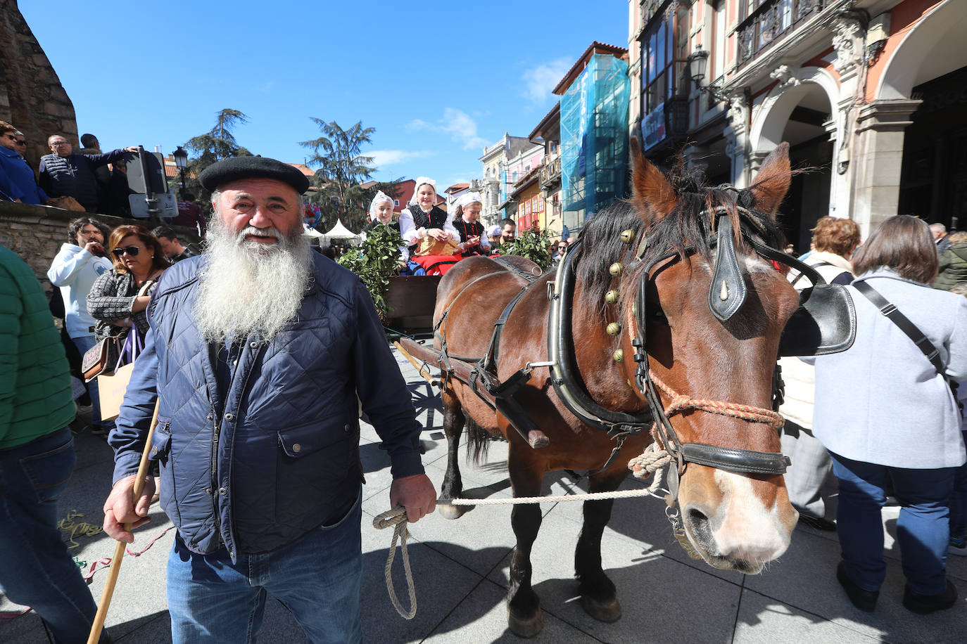 Todas las fotos del desfile de carrozas de las fiestas de El Bollo de Avilés