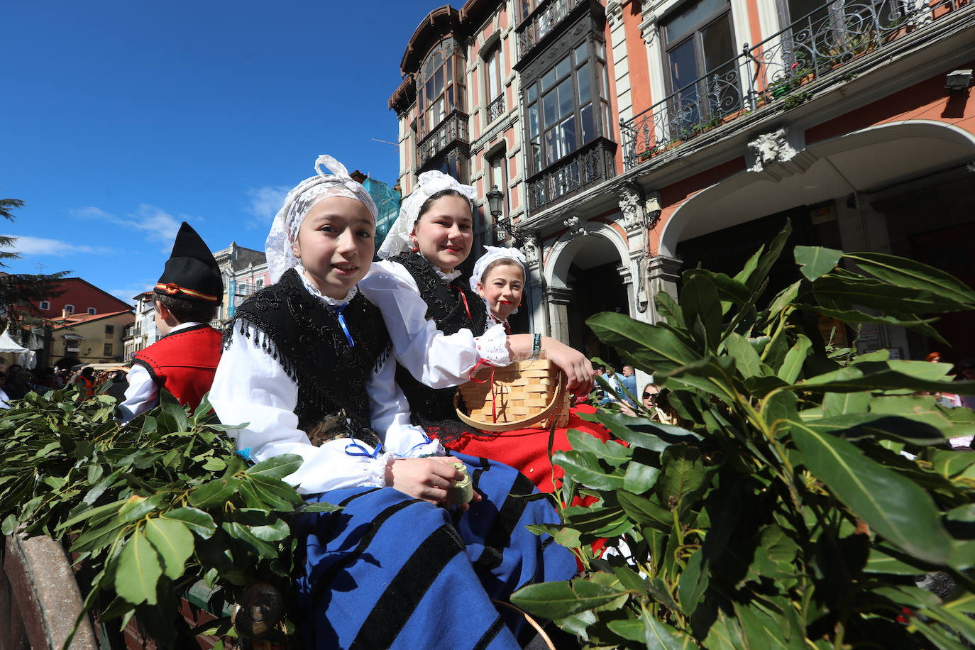 Todas las fotos del desfile de carrozas de las fiestas de El Bollo de Avilés