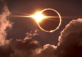 Imagen de un eclipse.